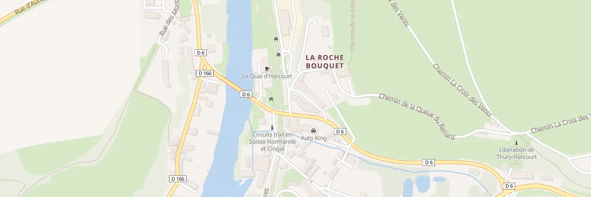 Plan du 24 Rue du Général Lyne à Thury-Harcourt-le-Hom