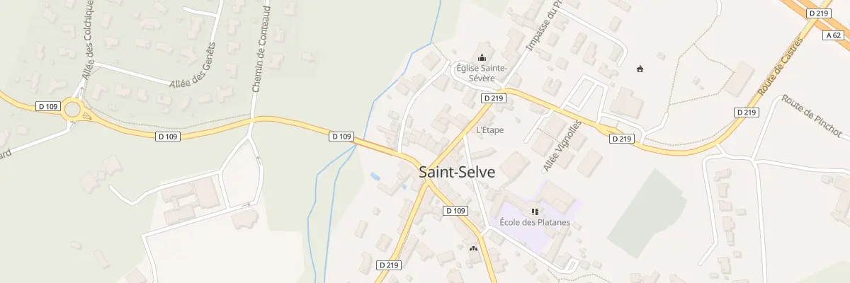Plan du 3 Car du Gua Mort à Saint-Selve