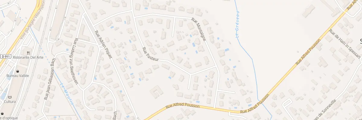 Plan du 7 Rue Pasteur à Sainte-Eulalie
