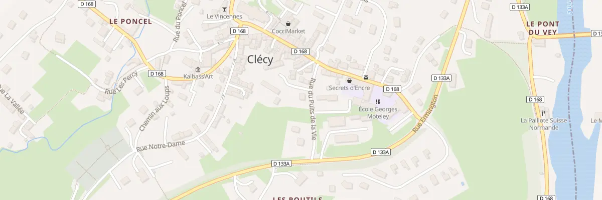 Plan du 10 Rue du Puits de la Vie à Clécy