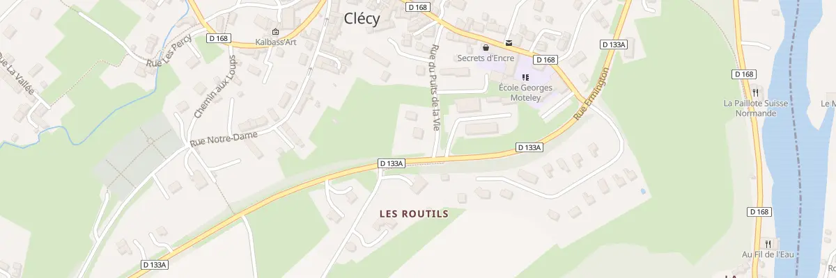 Plan du 14 Rue du Puits de la Vie à Clécy