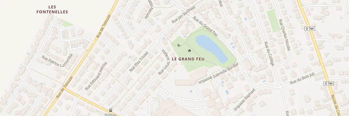 Plan du 20 Rue Louis Aragon à Niort