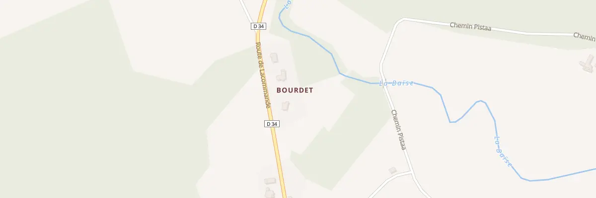 Plan du 1022 Rte de Lacommande à Lasseube
