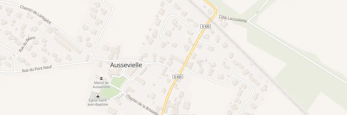 Plan du 15 Rue de la Mairie à Aussevielle
