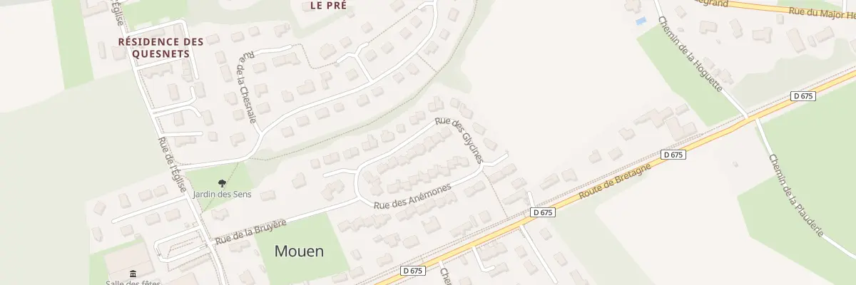 Plan du 5192 Rue des Glycines à Mouen