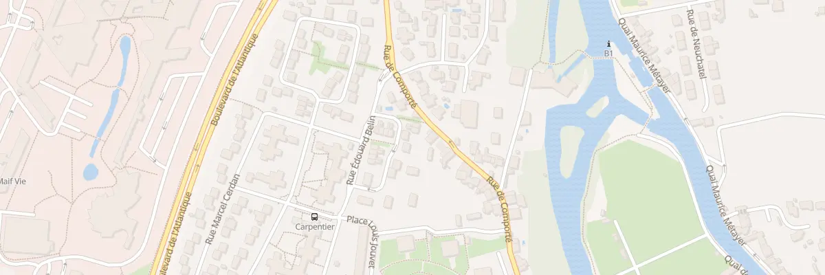 Plan du 9 Rue Claude Chappe à Niort