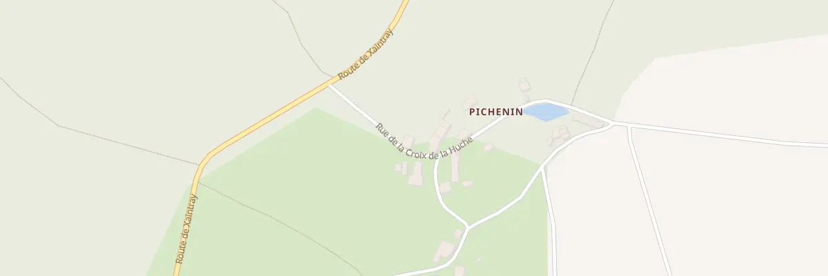Plan du 3 Rue de la Croix de la Huche à Xaintray