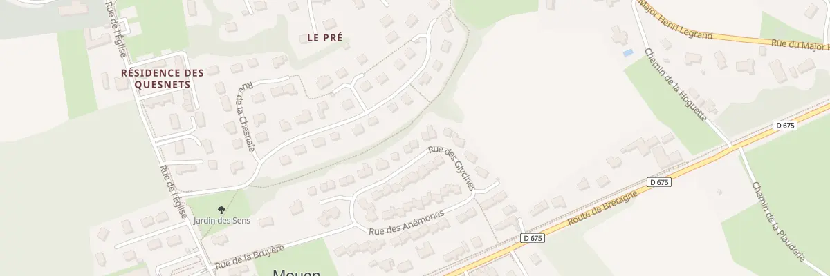 Plan du 15 Rue des Glycines à Mouen