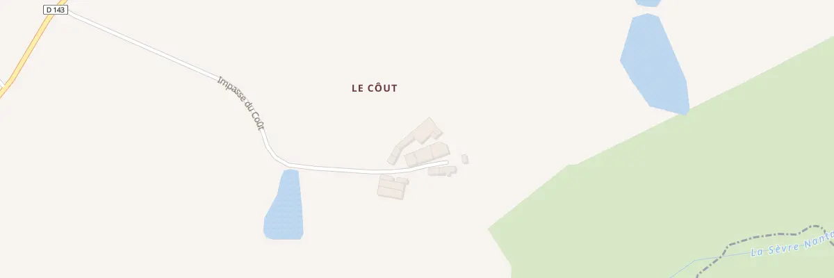 Plan du 5039 Le Cout à Trayes