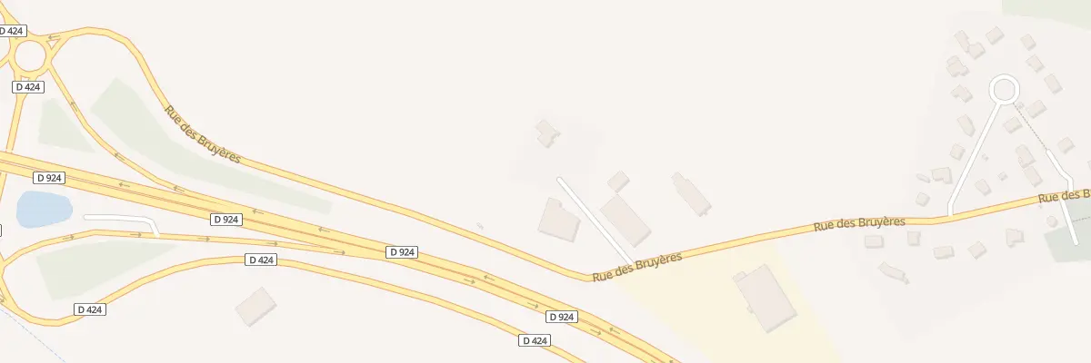 Plan du 24 Rue des Bruyères à Landigou