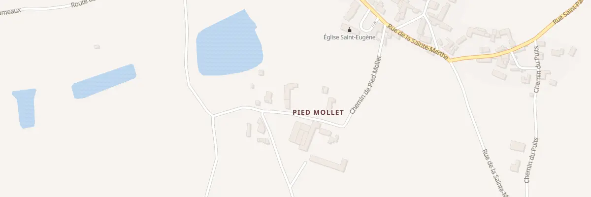 Plan du 8 Che de Pied Mollet à Xaintray