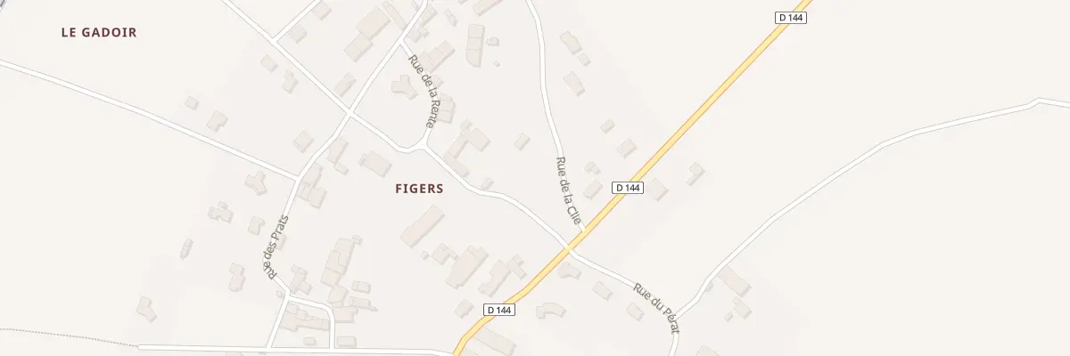 Plan du 1 Rue de la Clie à Échebrune