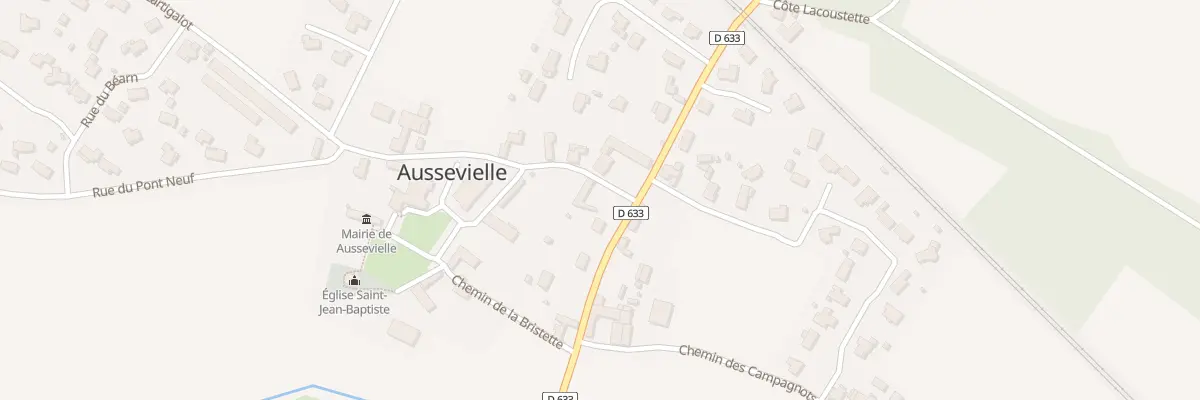 Plan du 6 Rue de la Mairie à Aussevielle