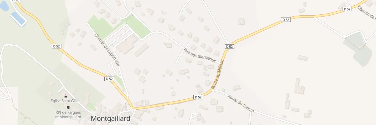 Plan du 90 Rue des Bienvenus à Montgaillard