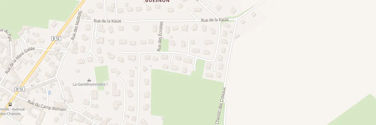 Plan du 24 Rue des Écrottes à Banville
