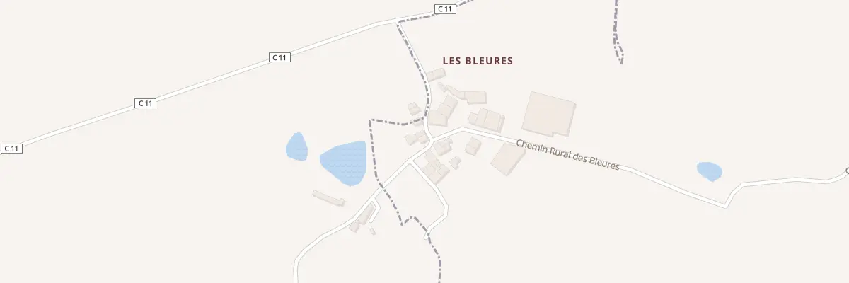 Plan du 2 Les Bleures à Boismé