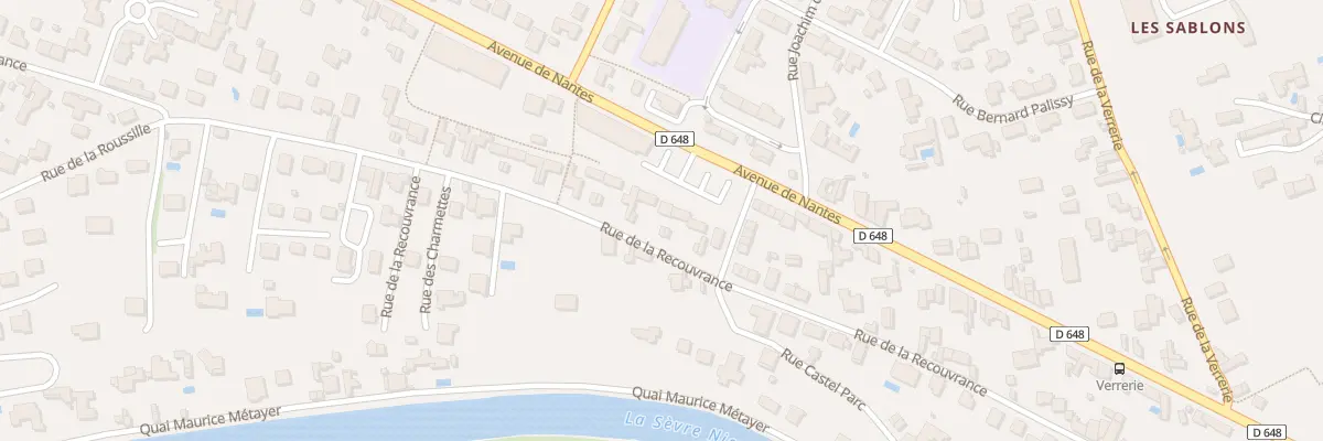 Plan du 86B Rue de la Recouvrance à Niort