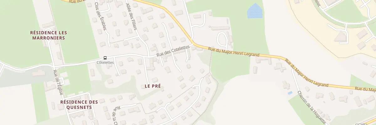 Plan du 25 Rue des Cotelettes à Mouen
