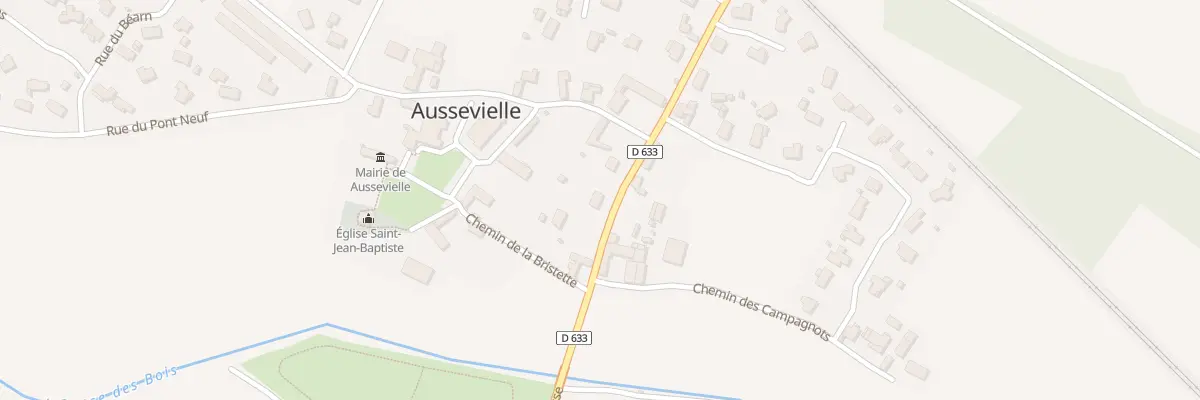 Plan du 10 Rue de l’Ousse à Aussevielle