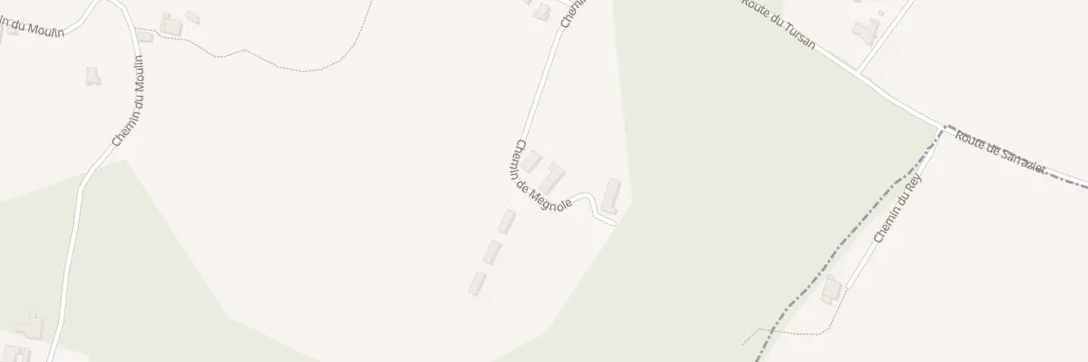 Plan du 263 Che de Megnolle à Sarraziet
