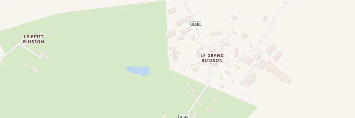 Plan du 7 Grand Buisson à Saires-la-Verrerie