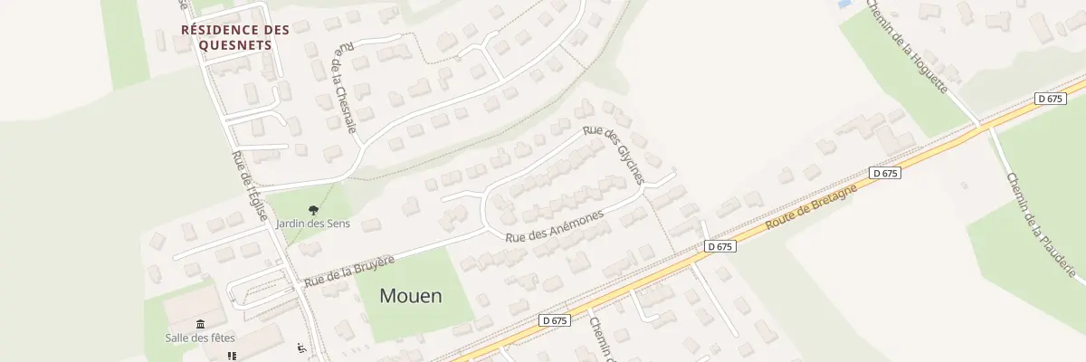Plan du 8 Rue des Glycines à Mouen