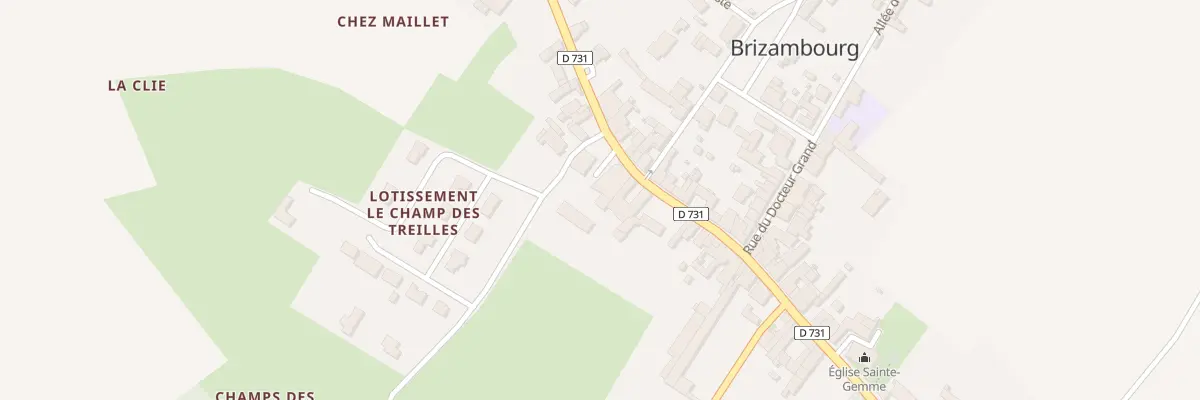 Plan du 3 Rue des Muscadins à Brizambourg