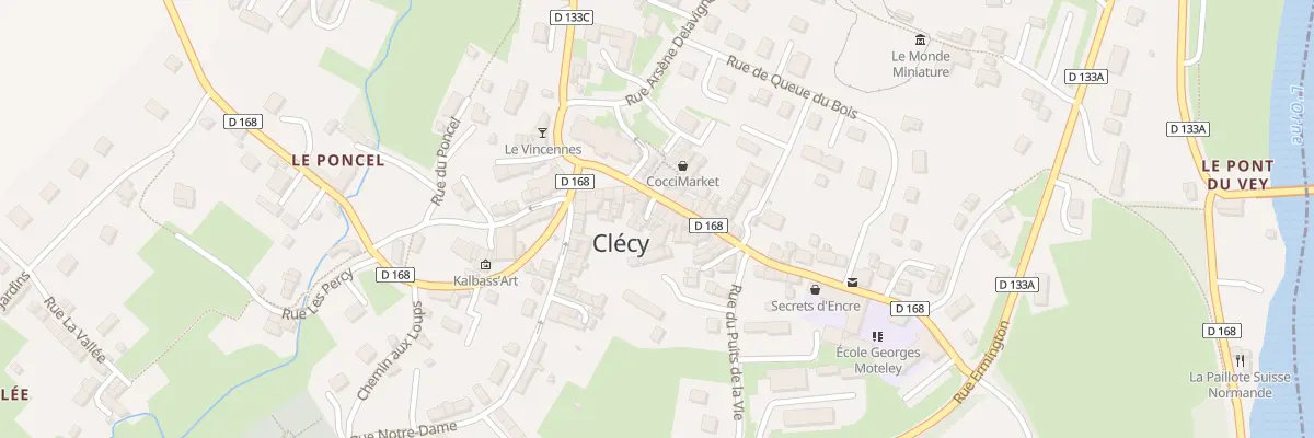 Plan du 24 Rue de la Poste à Clécy
