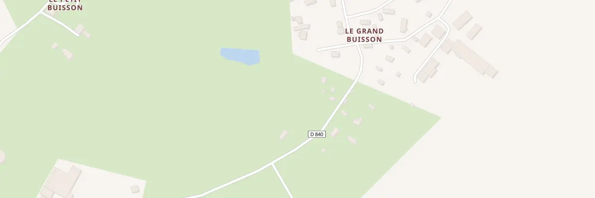 Plan du 1 Grand Buisson à Saires-la-Verrerie