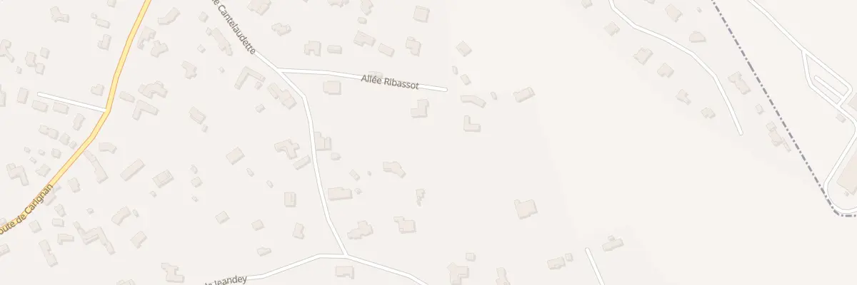 Plan du 1 All de Ribassot à Latresne