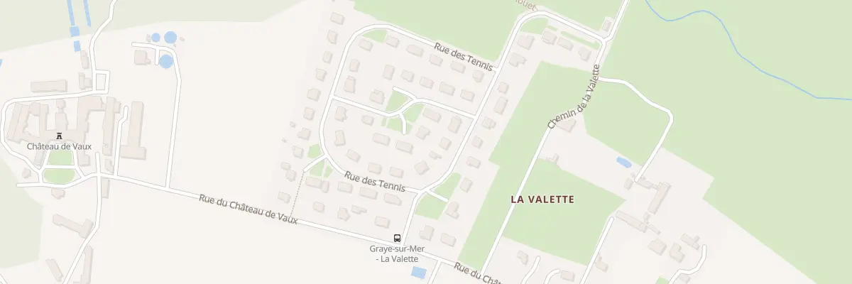 Plan du 8 Rue des Peupliers à Graye-sur-Mer