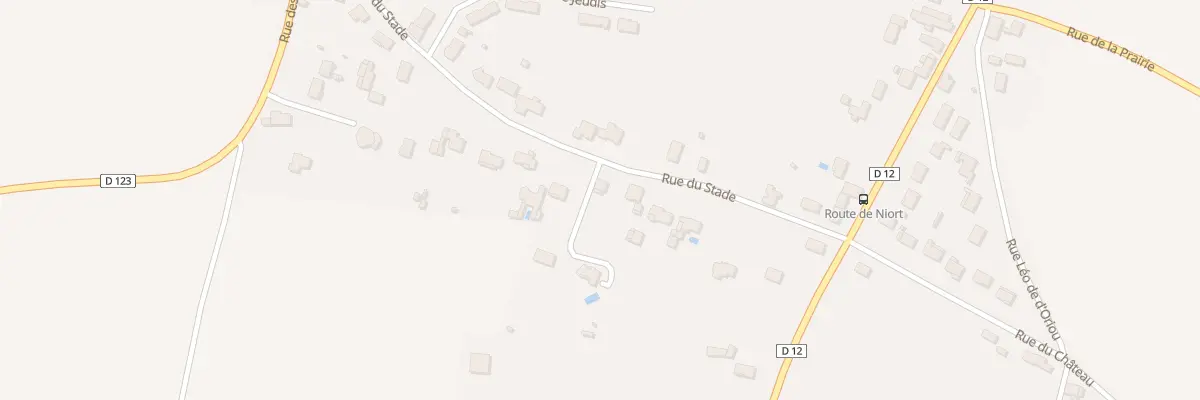 Plan du 11 Rue du Stade à Saint-Maxire