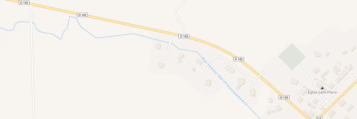 Plan du 5000F Lande de Lagassey à Callen