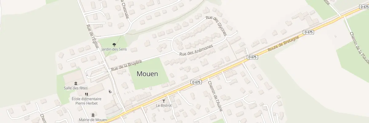 Plan du 2 Rue des Anémones à Mouen