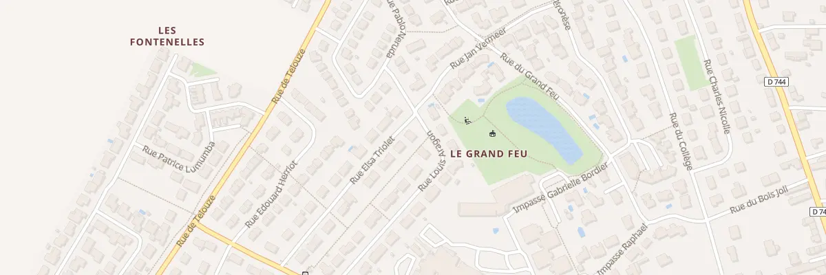 Plan du 27 Rue Louis Aragon à Niort