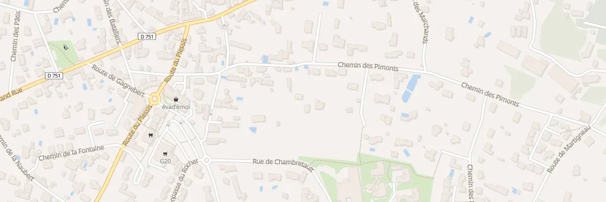 Plan du 32 Che des Pimonts aux Garennes sur Loire
