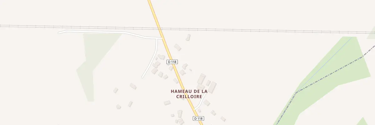 Plan du 7 Ham de la Crilloire à Échalou