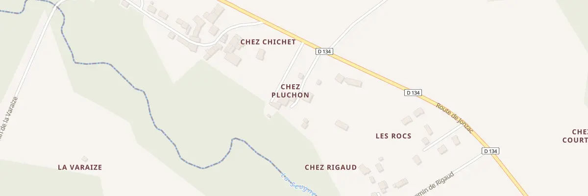 Plan du 12 Chem chez Pluchon à Saint-Georges-Antignac