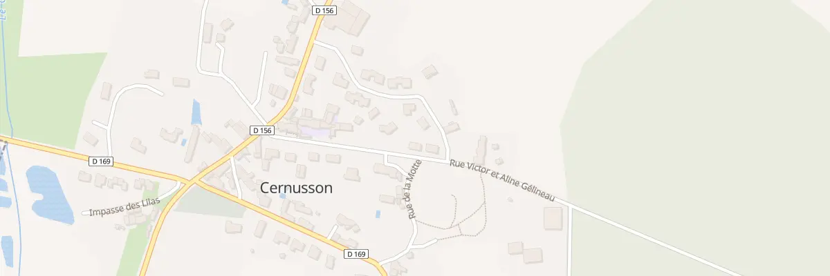 Plan du 8 Rue victor et aline gélineau à Cernusson