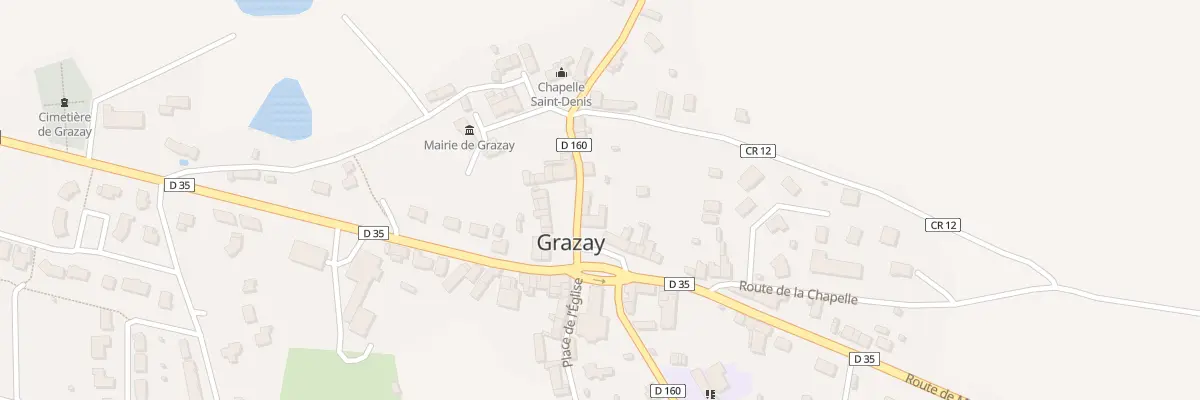 Plan du 21 Pl de l’Eglise à Grazay