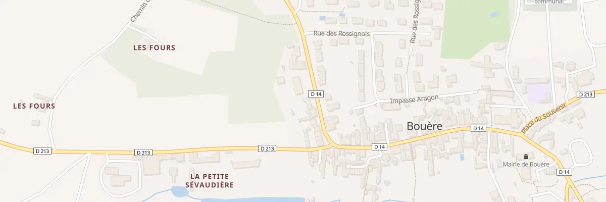 Plan du 13 Rue Georges Brassens à Bouère