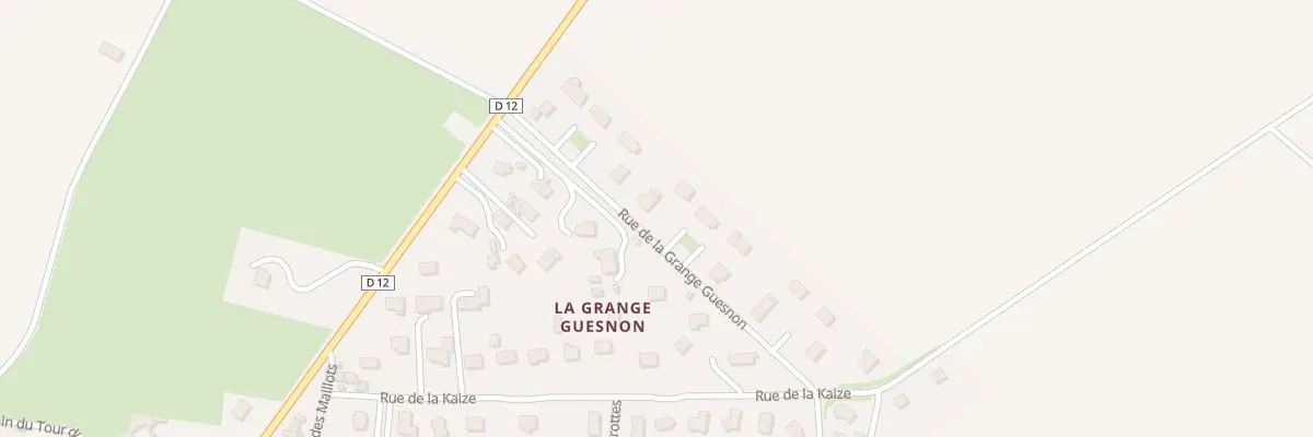 Plan du 11 Rue de la Grange Guesnon à Banville