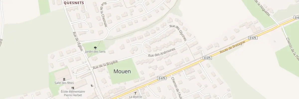 Plan du 1 Rue des Anémones à Mouen