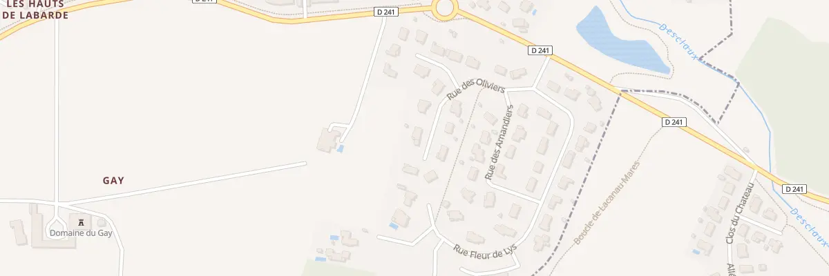 Plan du 12 Rue des Oliviers à Artigues-près-Bordeaux