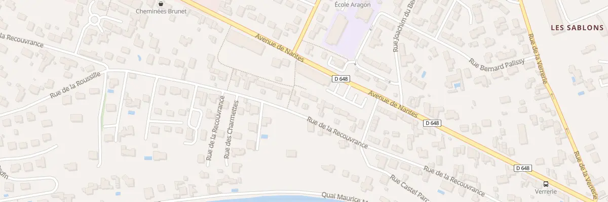 Plan du 90B Rue de la Recouvrance à Niort
