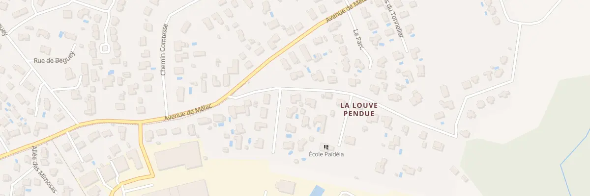 Plan du 7 Lot Le Domaine de Peychon à Tresses