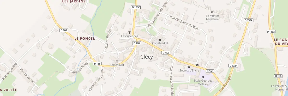 Plan du 10 Rue de la Poste à Clécy