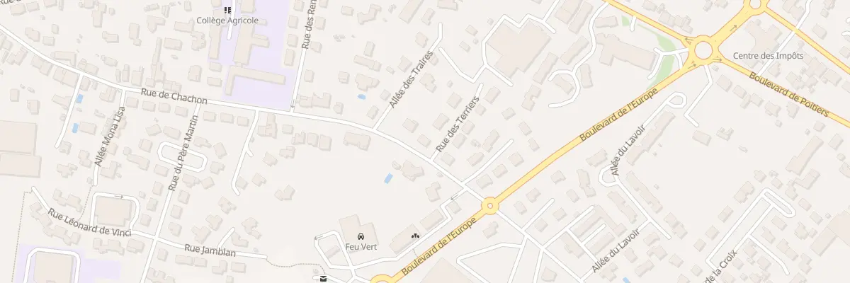 Plan du 1 Rue des Terriers à Bressuire