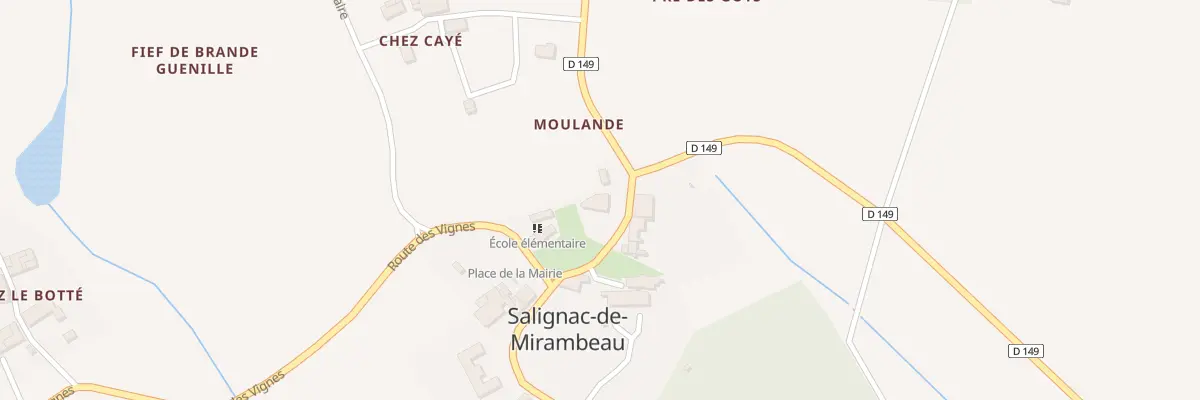 Plan du 5008A Le Bourg à Salignac-de-Mirambeau