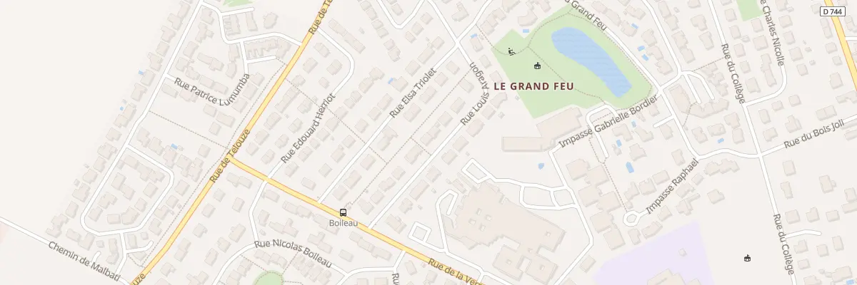Plan du 15 Rue Louis Aragon à Niort